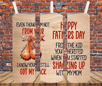 Father's Day - Tumbler Wrap - Vinyl Transfer