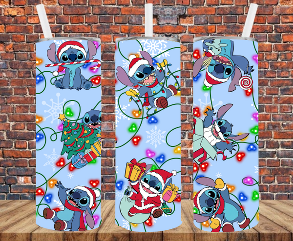 Character Christmas - Tumbler Wrap - Sublimation Transfers