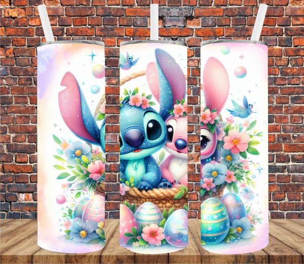 Easter Character - Tumbler Wrap - Vinyl Transfers