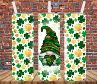 St. Patrick's Gnome - Tumbler Wrap Vinyl Transfers