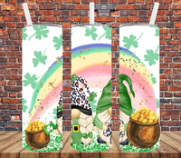 St. Patrick's Gnomes - Tumbler Wrap Vinyl Transfers