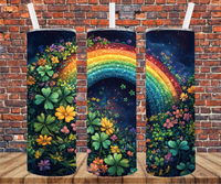 Lucky Rainbow - Tumbler Wrap - Sublimation Transfers