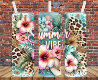 Summer Vibes - Tumbler Wrap - Sublimation Transfers