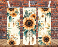 Sunflower Bouquet - Tumbler Wrap - Vinyl Transfer