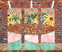 Boho Design - Tumbler Wrap - Sublimation Transfers