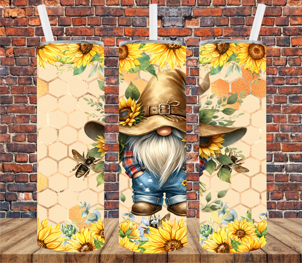 Country Gnome - Tumbler Wrap - Sublimation Transfers