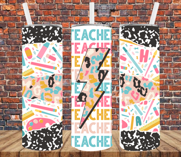 Teacher - Tumbler Wrap Sublimation Transfers