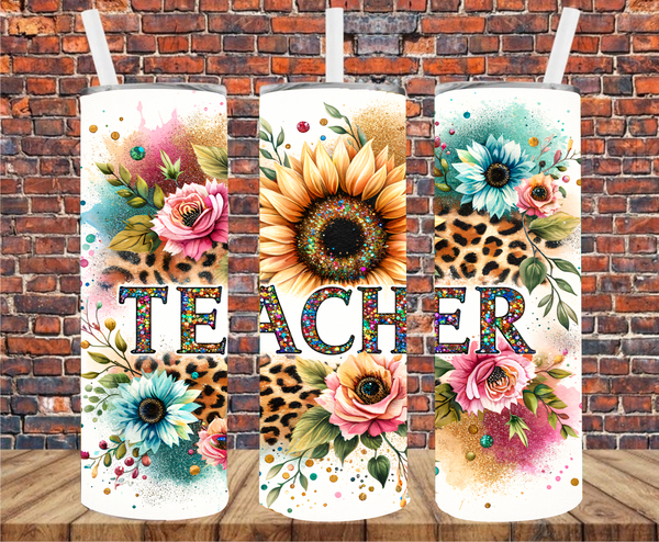 Teacher - Tumbler Wrap - Sublimation Transfers