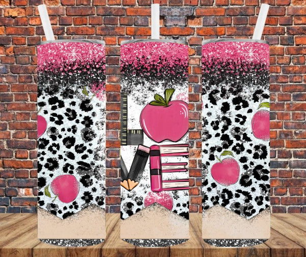 Teacher LOVE - Tumbler Wrap Sublimation Transfers