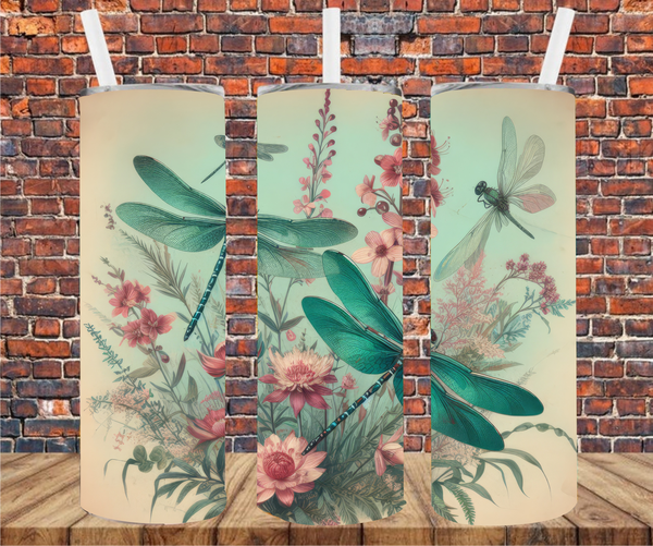 Dragonflies - Tumbler Wrap - Sublimation Transfers