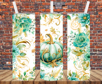 Fall Pumpkin - Tumbler Wrap - Vinyl Transfers