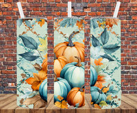 Fall Pumpkins - Tumbler Wrap - Vinyl Transfers