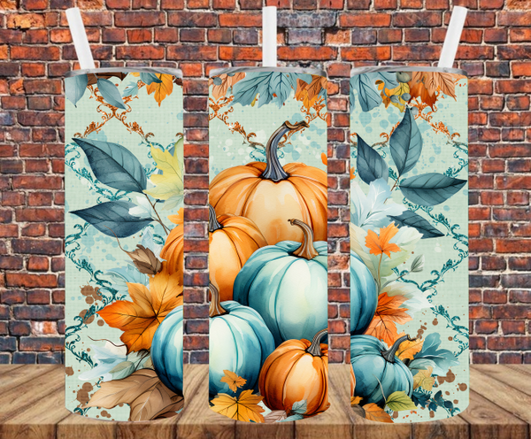 Fall Pumpkins - Tumbler Wrap - Sublimation Transfers