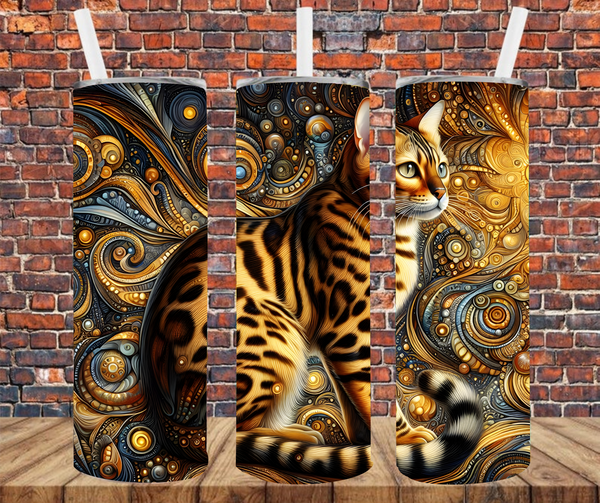 Tiger Kitty - Vinyl Tumbler Wrap – Crafty Bucks