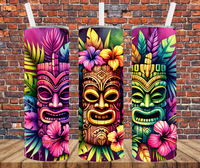 Tiki Poles - Tumbler Wrap - Sublimation Transfers