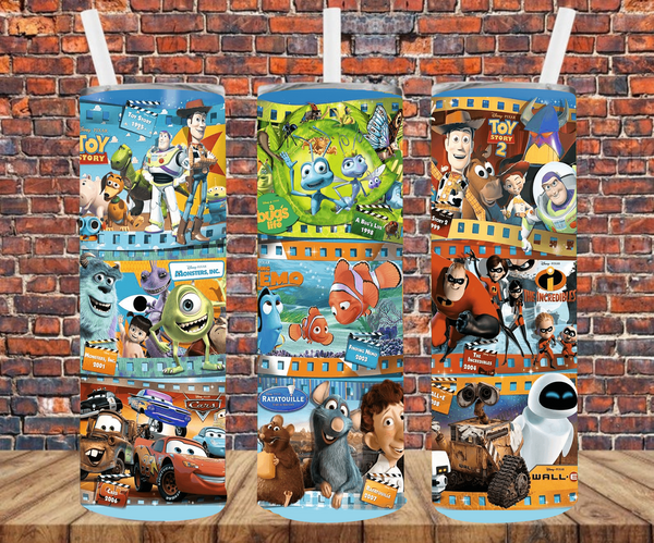 Character - Tumbler Wrap - Sublimation Transfers