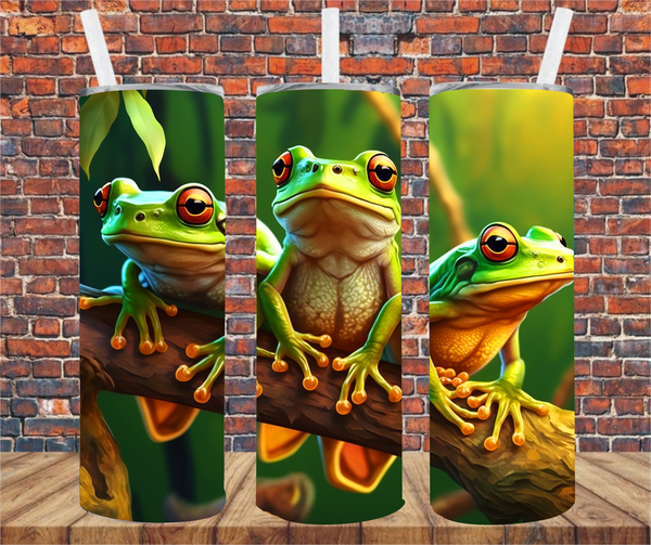Tree Frogs - Tumbler Wrap - Sublimation Transfers