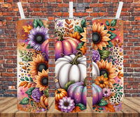 Fall Pumpkins - Tumbler Wrap - Sublimation Transfers