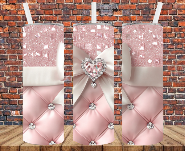 Fancy Bow - Tumbler Wrap - Sublimation Transfers