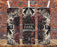 Twisted, Dark, Romance - Tumbler Wrap - Sublimation Transfers