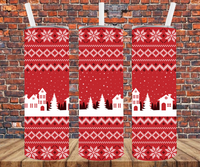 Ugly Christmas Sweater - Tumbler Wrap - Sublimation Transfers