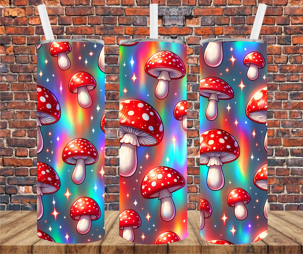 Mushrooms - Tumbler Wrap - Sublimation Transfers