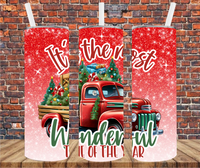 It's The Most Wonderful Time Of The Year - Tumbler Wrap - Sublimation Transfers