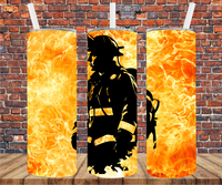 Firefighter - Tumbler Wrap Sublimation Transfers