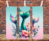 Mermaid Tails - Tumbler Wrap - Sublimation Transfers