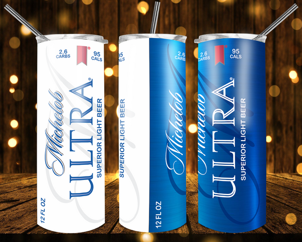 Beer Mich Ultra - Tumbler Wrap Vinyl Transfers