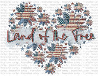 Land of the Free - Waterslide, Sublimation Transfers