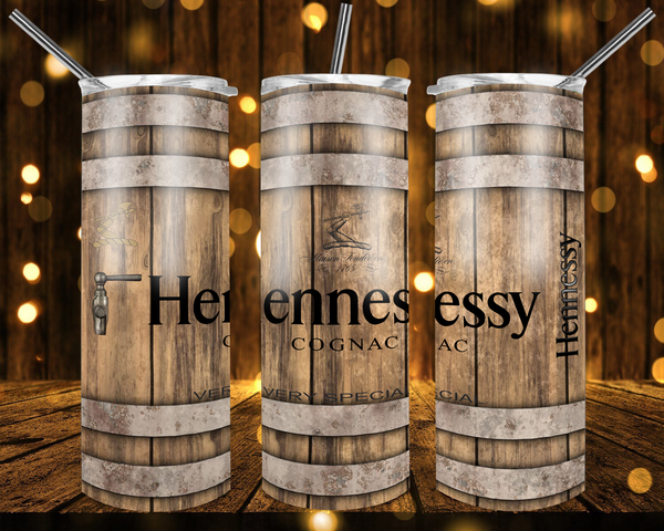 Alcohol Hennesessy - Tumbler Wrap Sublimation Transfers