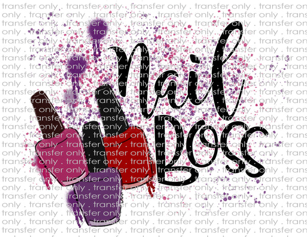 Waterslide, Sublimation Transfers - Cosmetology - Nails