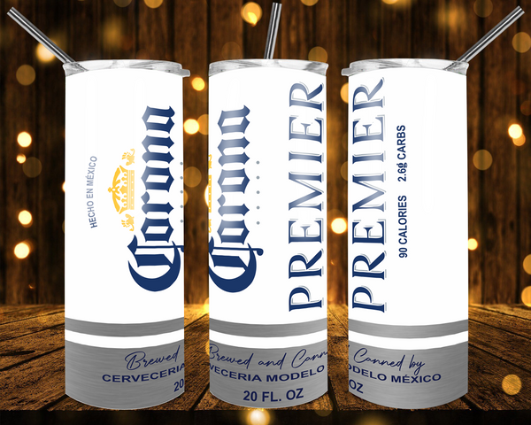 Beer Corona - Tumbler Wrap Vinyl Transfers