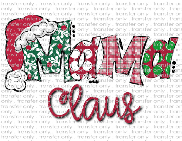 Mama Claus - Waterslide, Sublimation Transfers