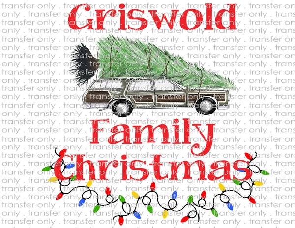 Griswold Christmas - Waterslide, Sublimation Transfers
