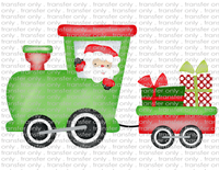 Kids Christmas Santa Train - Waterslide, Sublimation Transfers