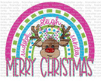 Funky Christmas Rainbow - Waterslide, Sublimation Transfers