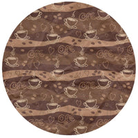 Coffee Lovers - Round Template Transfers for Coasters