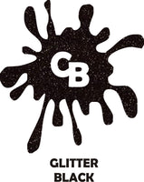 Black Glitter - Heat Transfer Vinyl Sheets