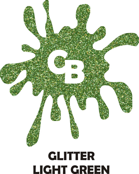 Light Green Glitter - Heat Transfer Vinyl Sheets