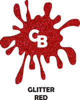 Red Glitter - Heat Transfer Vinyl Sheets
