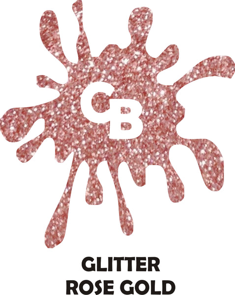 Rose Gold Glitter - Heat Transfer Vinyl Sheets