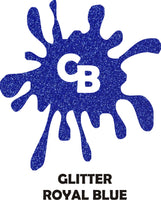 Royal Blue Glitter - Heat Transfer Vinyl Sheets