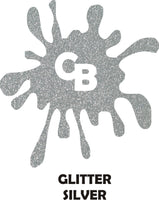 Silver Glitter - Heat Transfer Vinyl Sheets