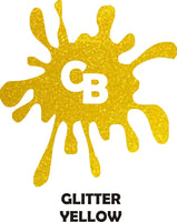 Yellow Glitter - Heat Transfer Vinyl Sheets