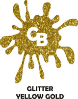 Yellow Gold Glitter - Heat Transfer Vinyl Sheets