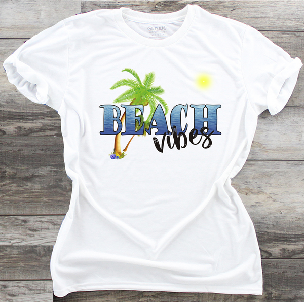 Beach Vibes - PNG Printing Design