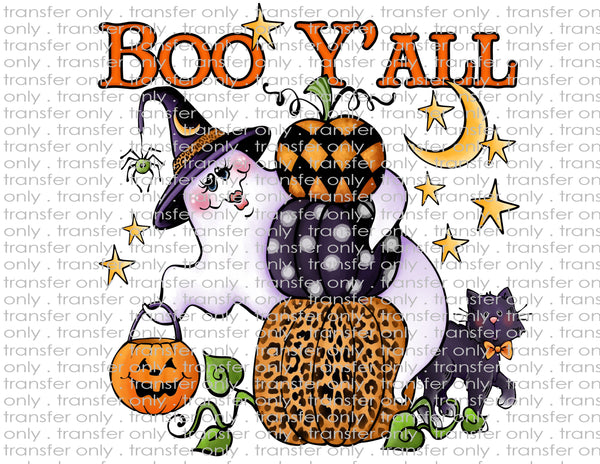 Boo Y'all - Waterslide & Sublimation Transfers