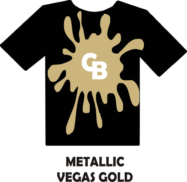 Metallic Vegas Gold - Heat Transfer Vinyl Sheets
